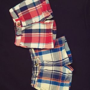 6-9 Month Ecko Unltd Plaid shorts